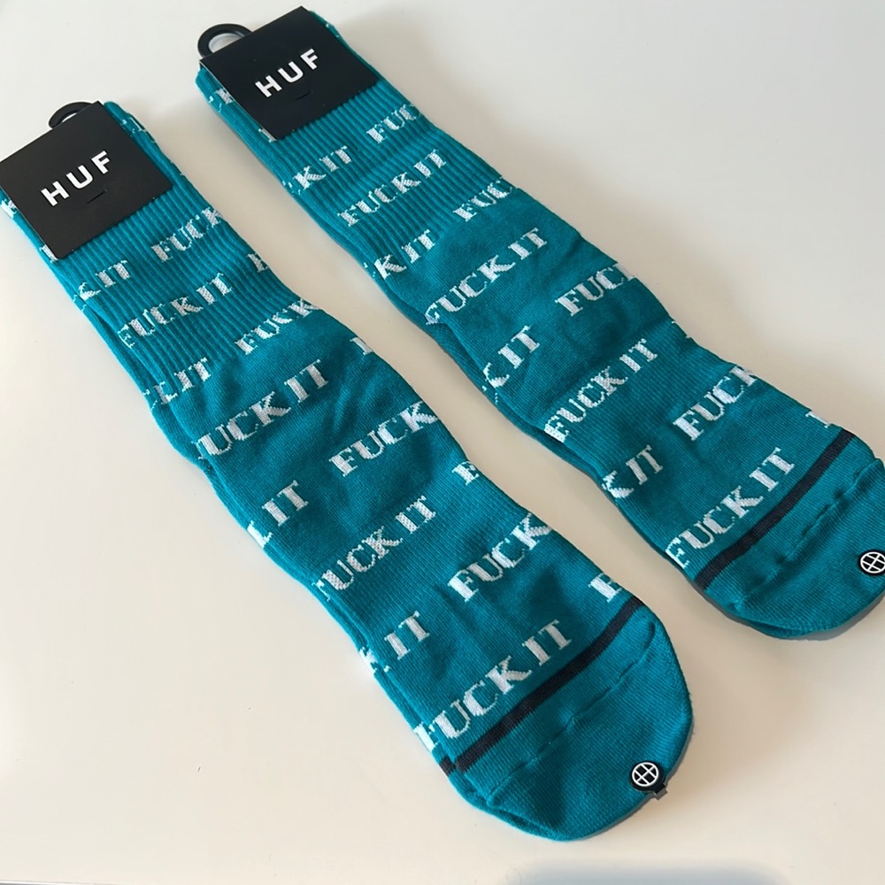 2 HUF “F*** IT” socks - UNISEX